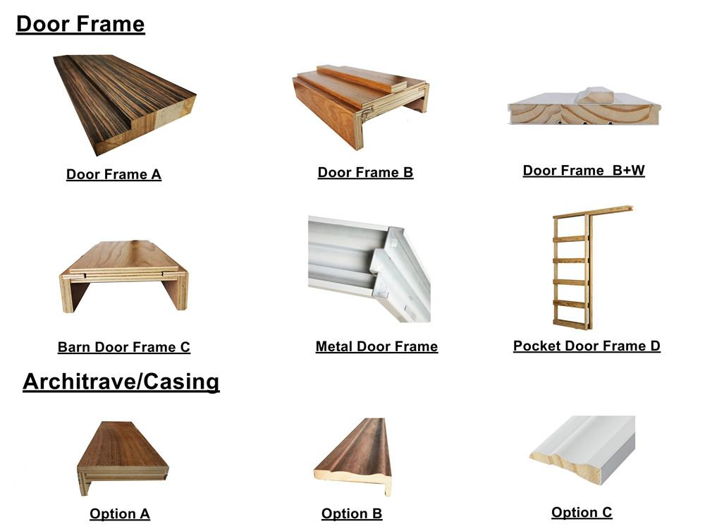 Cheap HDF Moulded Hollow Core Door Interior Wooden Door with White Primed