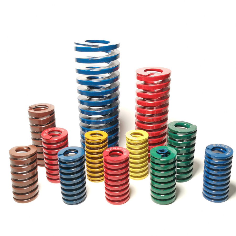 Ingks JIS ISO Die Mould Spring Alloy Steel 65mn Spring Steel Medium Load Red Die Springs