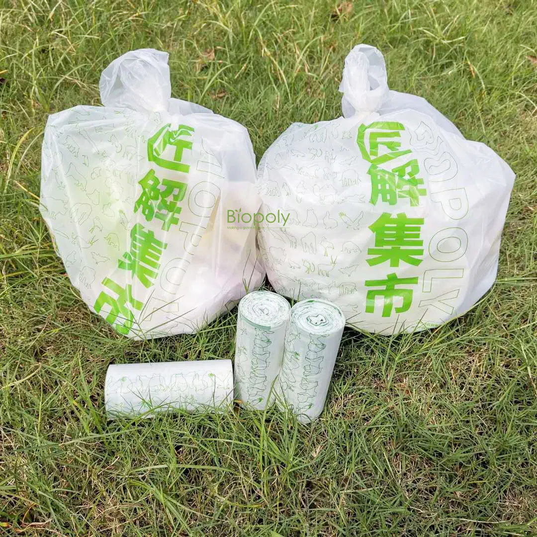100% Biodegradable Trash Bags 6L 10L 15L 20L 35L 60L 90L 110L 16L Compostable Bag