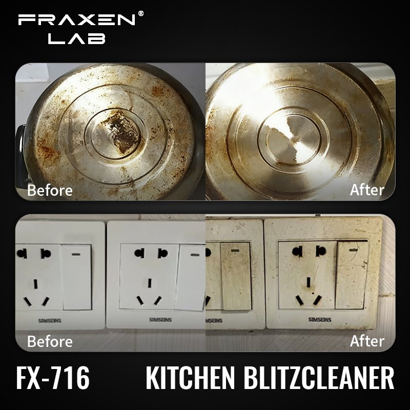 Powerful Kitchen Grease Cleaner Spray for Stove, Range Hood and Oven with Deep Degreasing Formula