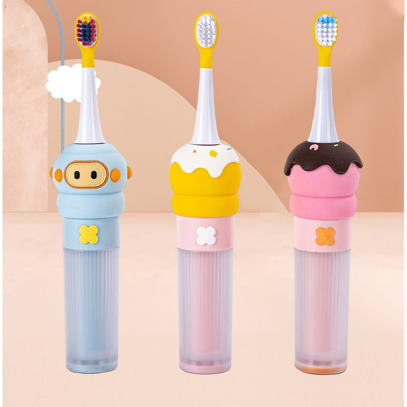 Fun Color-Changing Smart Toothbrush for Kids Ages 3-14