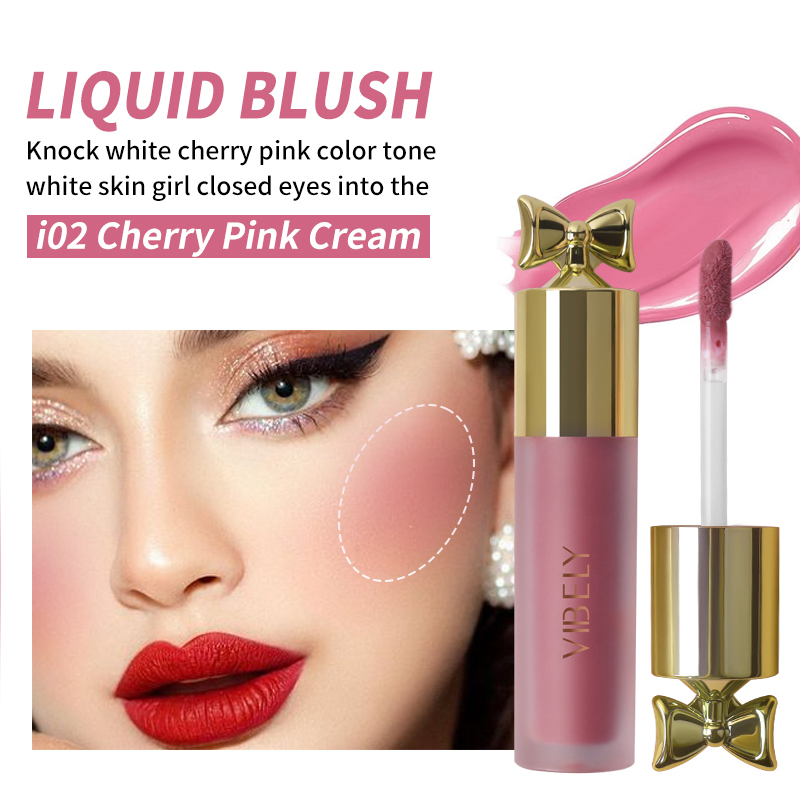 Beauty Makeup Soft Lightweight Vegan Creamy Smooth Contouring Rouge Liquid Blush