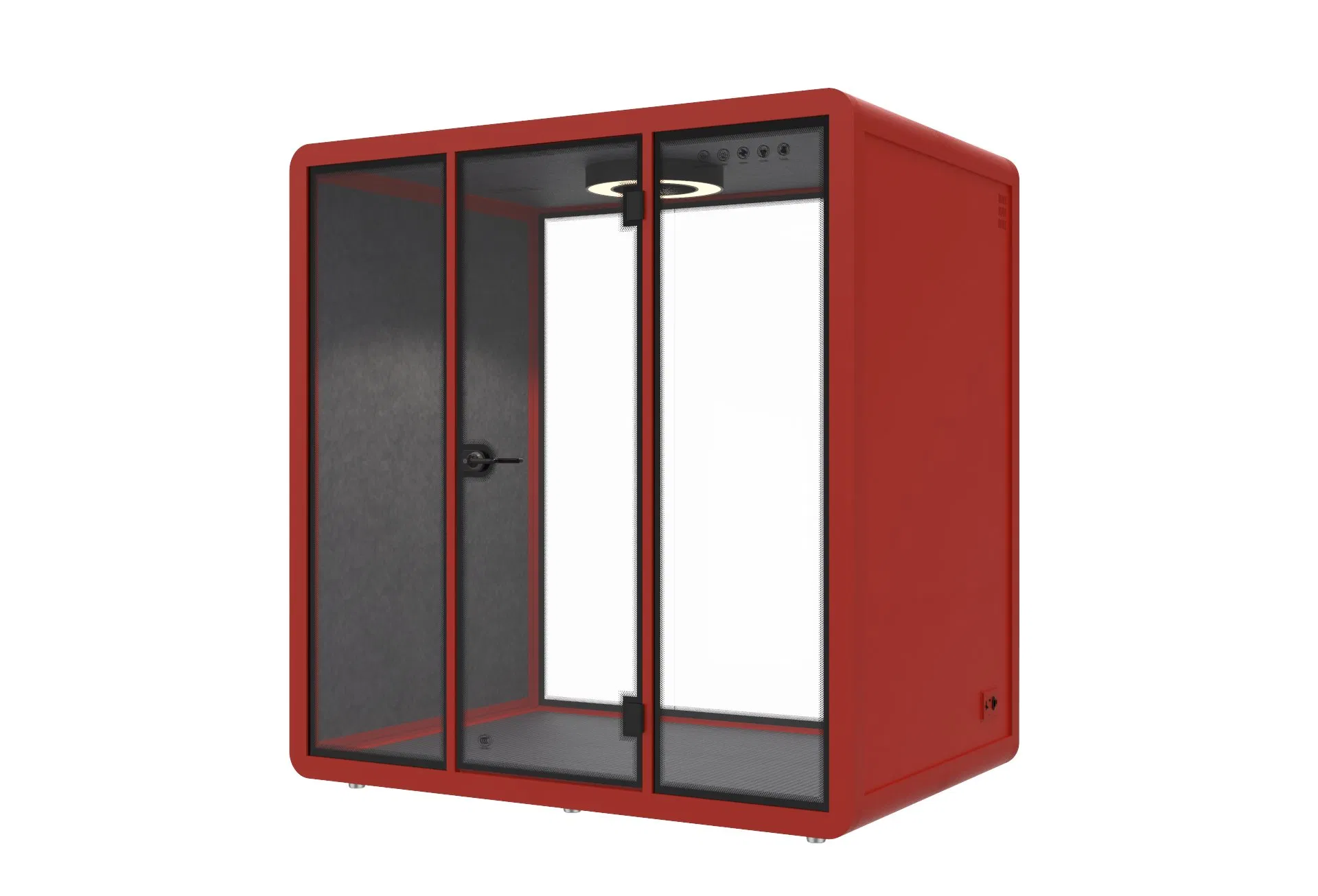 Office Soundproof Meeting Room for Focused Tasks with Tempered Glass Durability and Safety