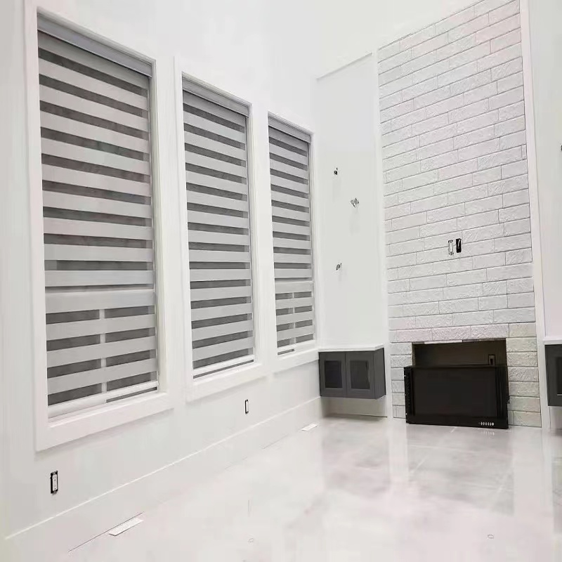 Easy Installation Customised Size Zebra Blind Manual Control Window Blinds