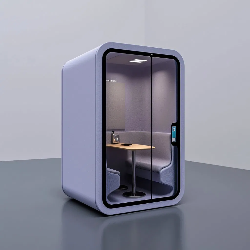 Custom Made Privacy Soundproof Office Office Phone Booth Office Meeting Pod Sound Isolation Booth