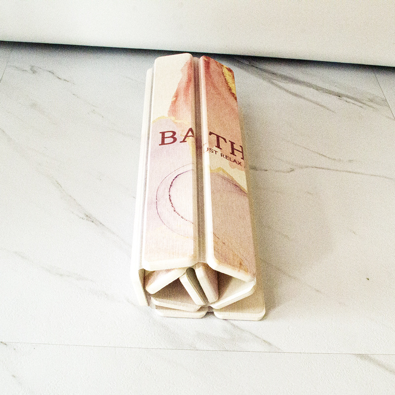 Hot Selling Quick Dry Stone Bath Mat Anti Slip Diatomaceous Earth Bath Mats Foldable Floor Mat