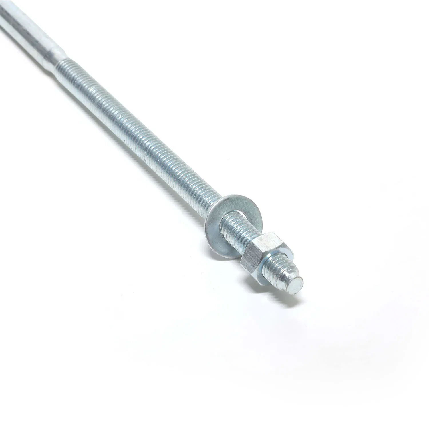 Химический анкер SS304 с шайбой и гайкой, оцинкованный