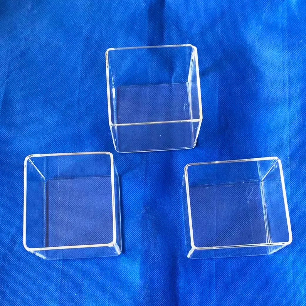 Quality Square Quartz Glass Tank in Various Sizes