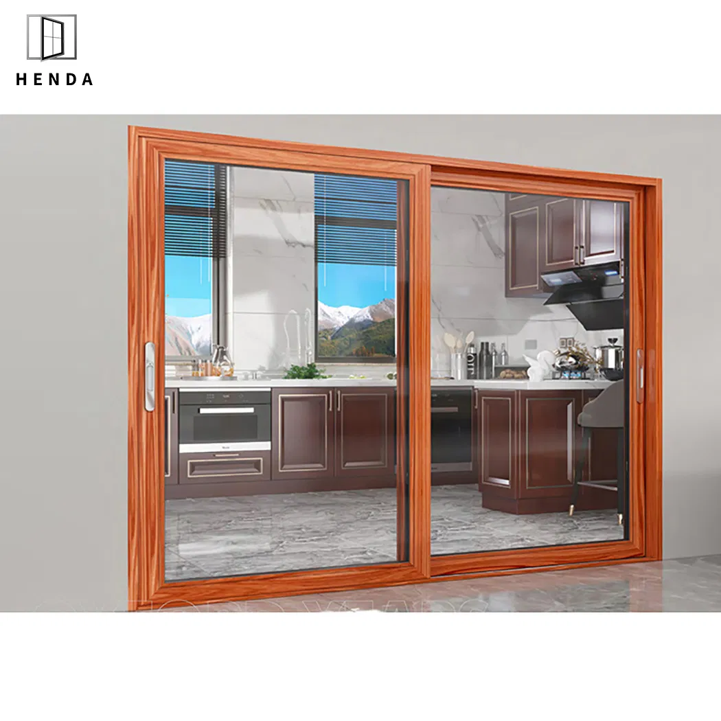 Hurricane Proof Impact High Quality Cheap Unbreakable Aluminum Balcony Patio Sliding Glass Door