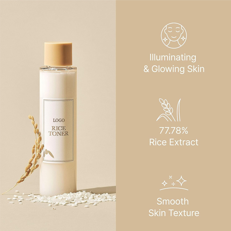 Toner, 77.78% Rice Extract From Korea, Glow Essence with Niacinamide, Hydrating for Dry Skin, Vegan, Alcohol Free, Fragrance Free, Peta Approved, K Beauty Toner