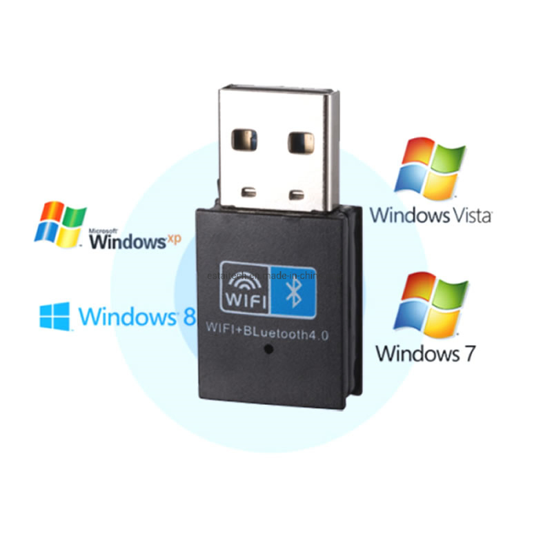 USB WiFi Bluetooth Receiver USB 2.0 Rtl8723 Bt4.0 150m Wireless WiFi Adapter Network LAN Card for Laptop Desktop TV Box