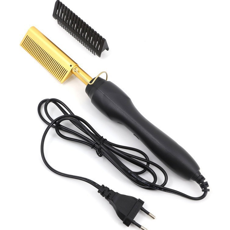 Dry and Wet Dual-Purpose Copper Comb Straight Hair Roll Rod Household Roll
