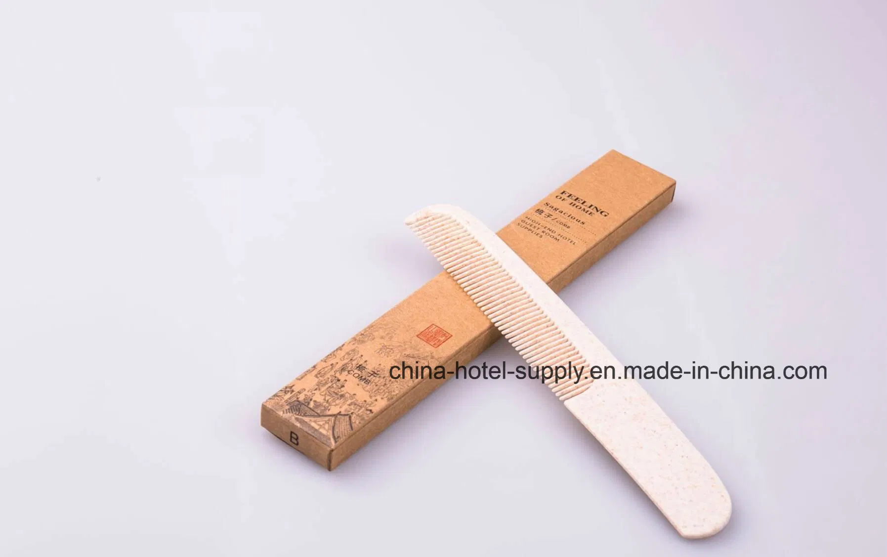 Hotel Amenities Bio-Degradable Plastic Comb