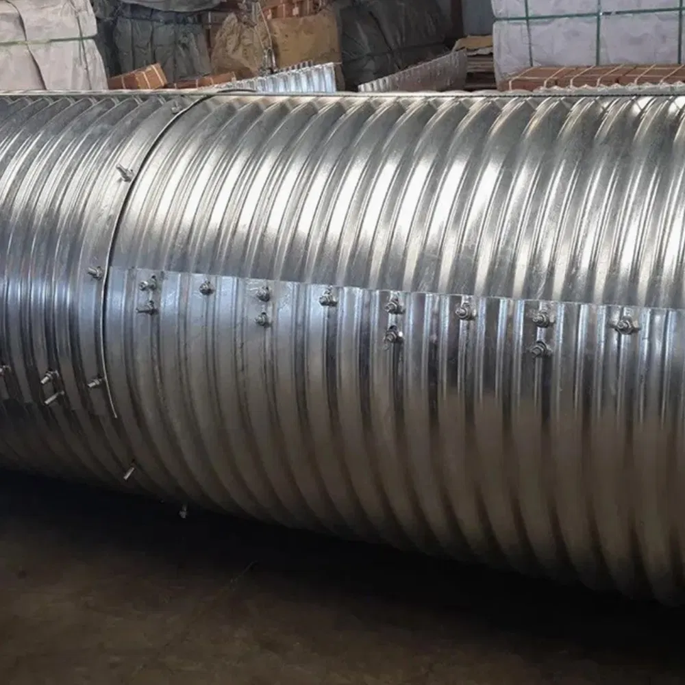 Round Helical Galvanized Corrugated Pipe