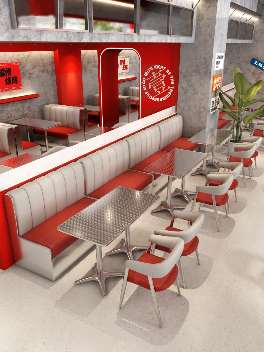 Мебель для ресторана металл нержавейка диван стол регулируемая