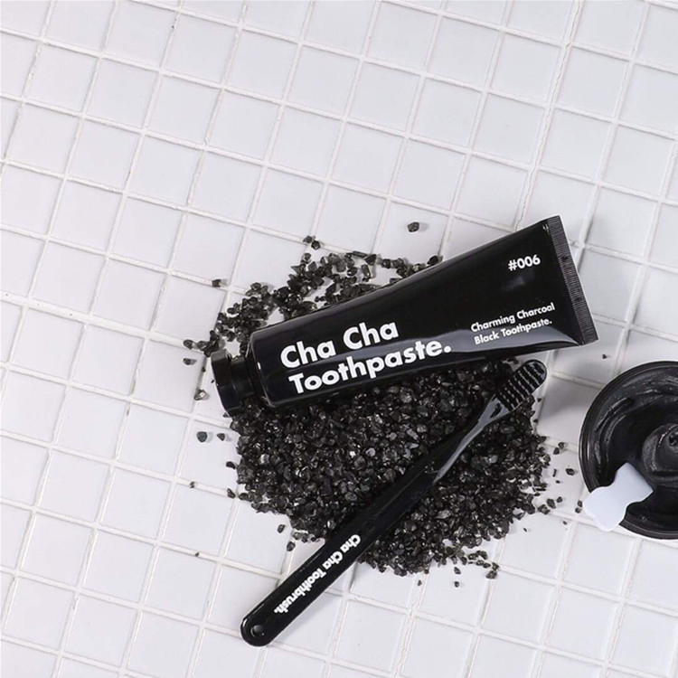 All-Natural Organic Charcoal Teeth Whitening and Strengthening Toothpaste