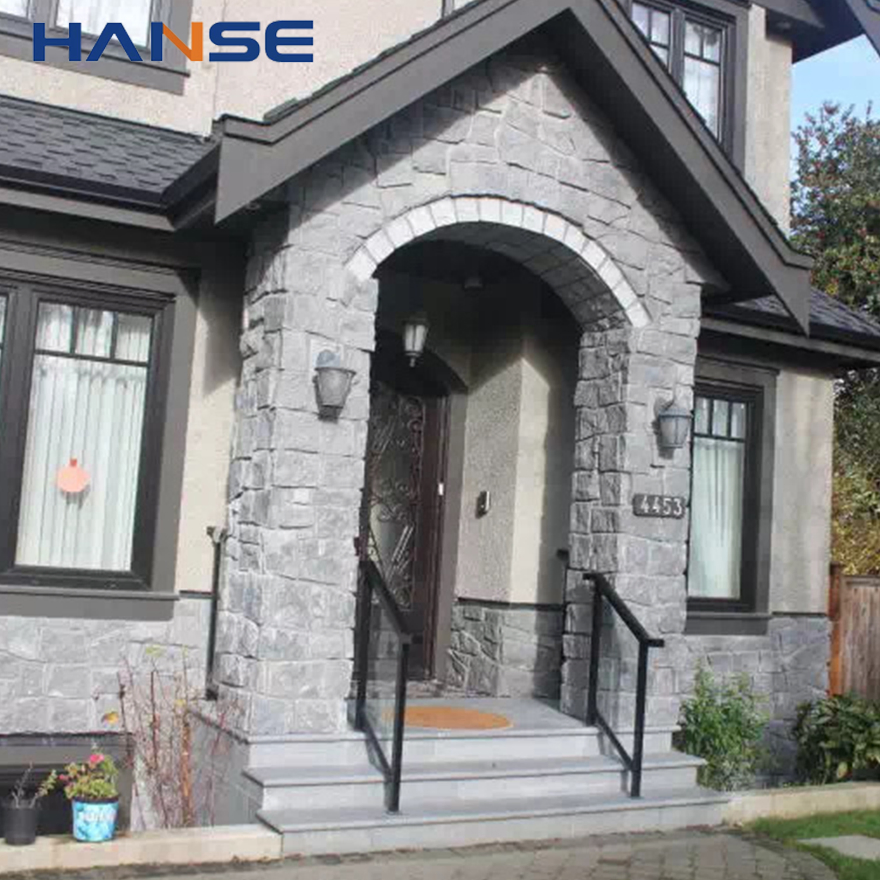 Customized Natural Blue Quartzite Dry Stack Factory Stone Veneer Culture Exterior Slate Stone Wall Cladding