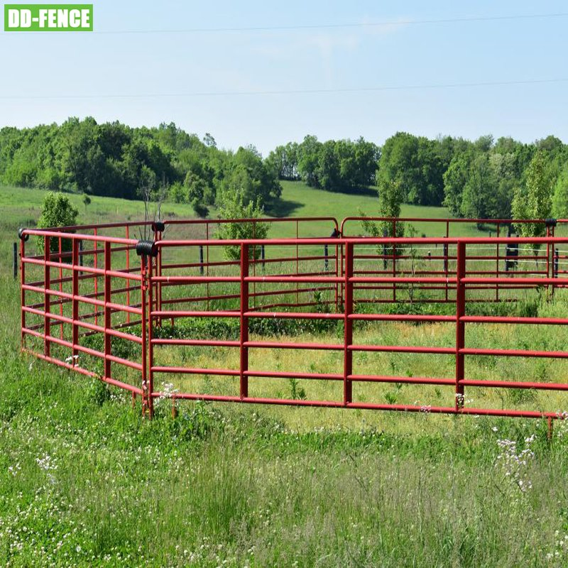 12FT Heavy Duty Galvanized Metal Cattle Corral Livestock Farm Fence Horse Yard Fence Panel