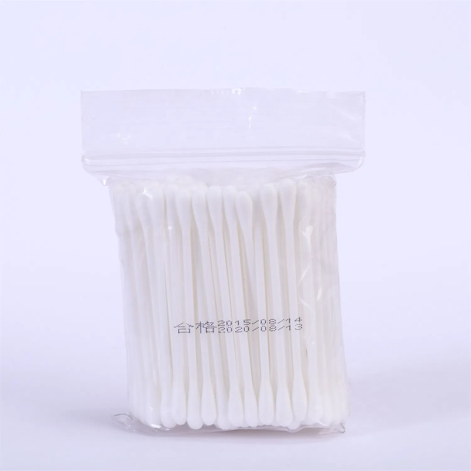 100PCS Plastic Stick Cotton Buds Double Head Cotton Swab for Baby Ear Cleaning