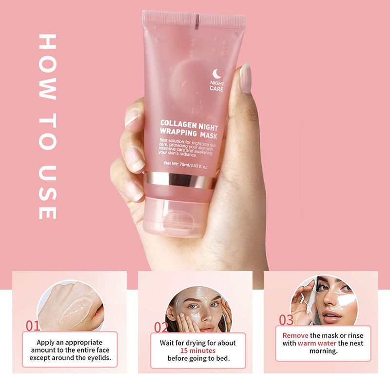 Peel off Mask Nourishes Uneven Skin with Hydrolyzed Collagen for Glowing Skin