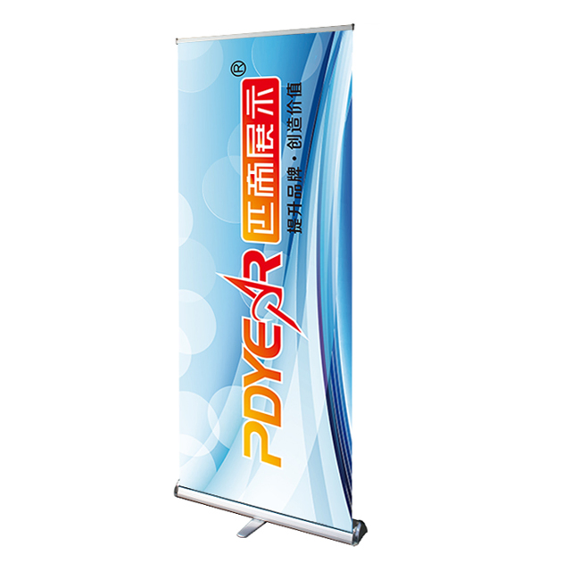 High Quality Portable Aluminum Frame Advertising Roll up Banner Stand Display