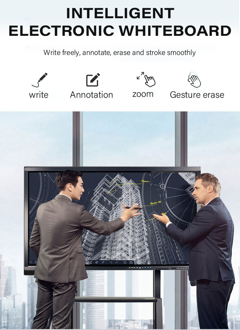 Interactive Digital Board for Teaching and Conference Smart Whiteboard