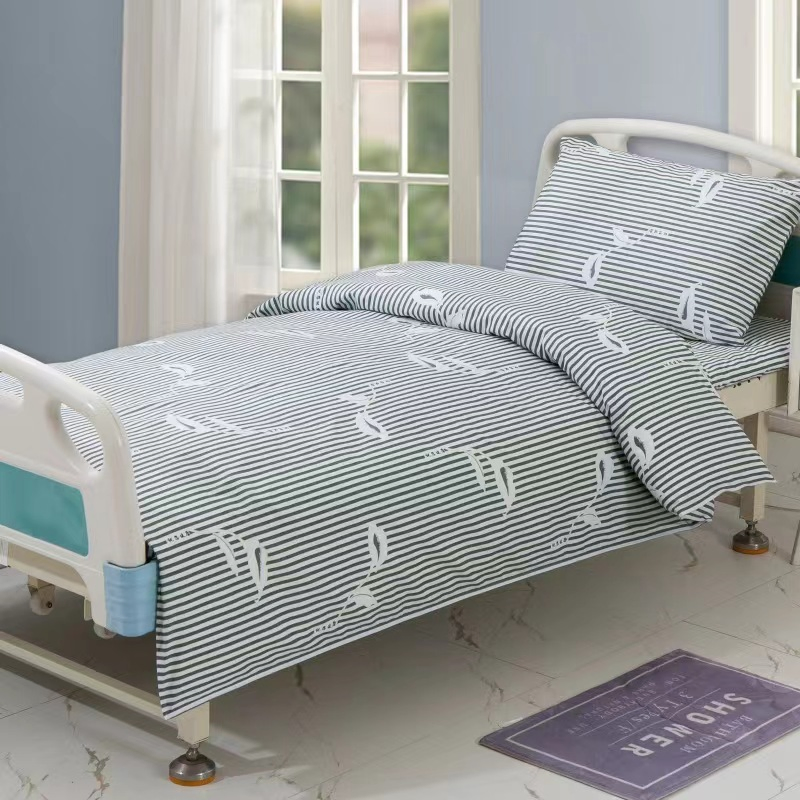 China Origin Poly Cotton Hospital Bed Sheet 1.8*2.0 Skin Friendly