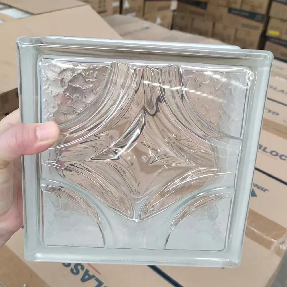 Hollow Glass Block Pink/Orange/Black/Red/Green/Blue Colored Glass Brick 190*190*80mm