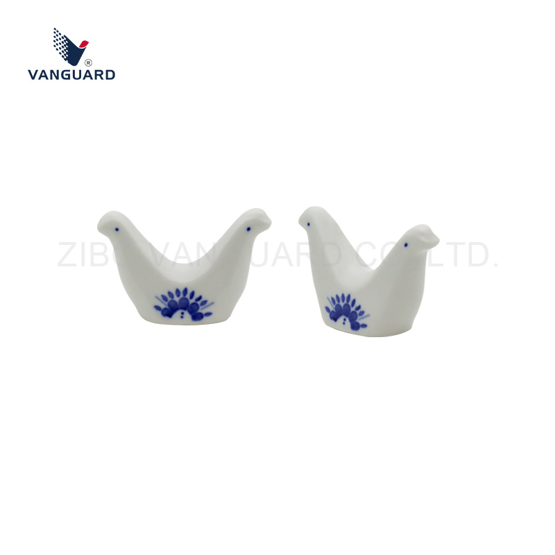 Animal Shaped Ceramic Chopstick Rest Porcelain Chopstick Holder for Spoon Knife