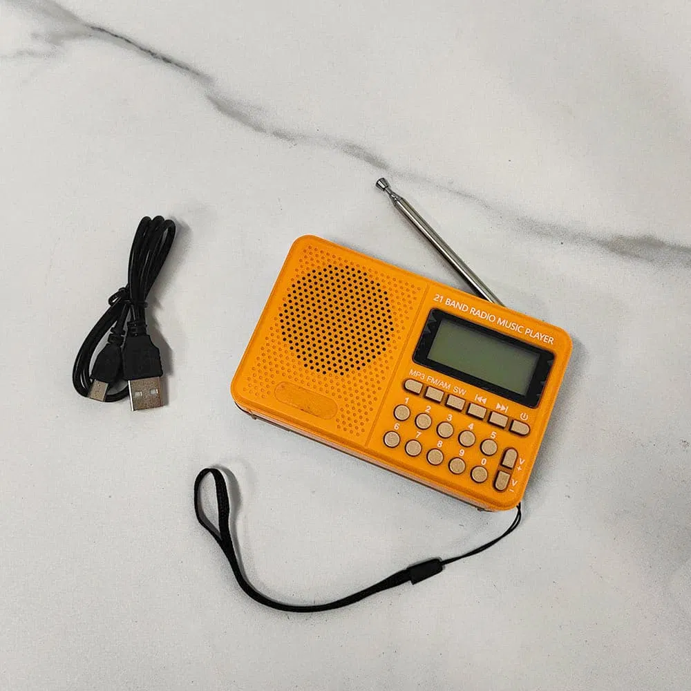Портативное радио на солнечной батарее с MP3