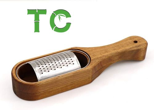 Терка для сыра с контейнером, деревянная ручка