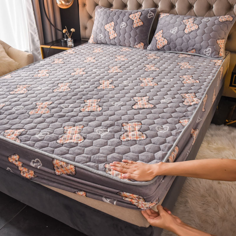Customized King Size Terry Cotton mattress Topper Waterproof Mattress Protector