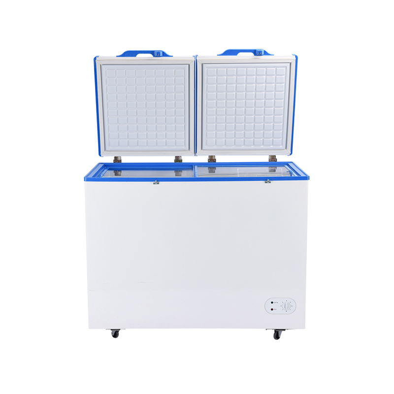 268L Double Door DC AC Household Solar Freezer