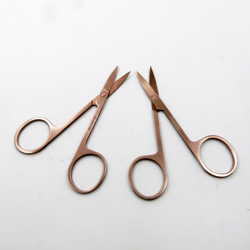Durable Makeup Tools with High Quality Stainless Steel Beauty Makeup Scissors Facial Trimming