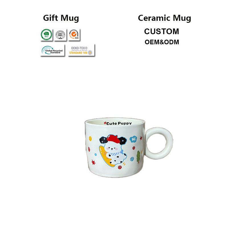 Custom Gift Mug 12oz with Handle MOQ 500PCS From Factory Direct