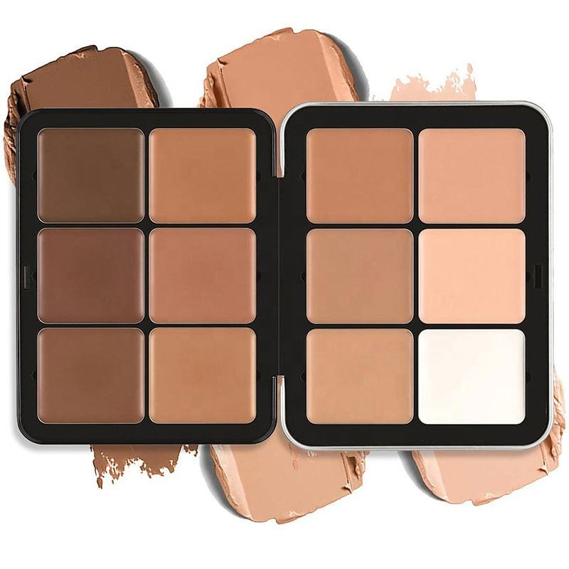Vegan Cruelty Free 12 Color Creamy Concealer Contour Private Label Blush Palette