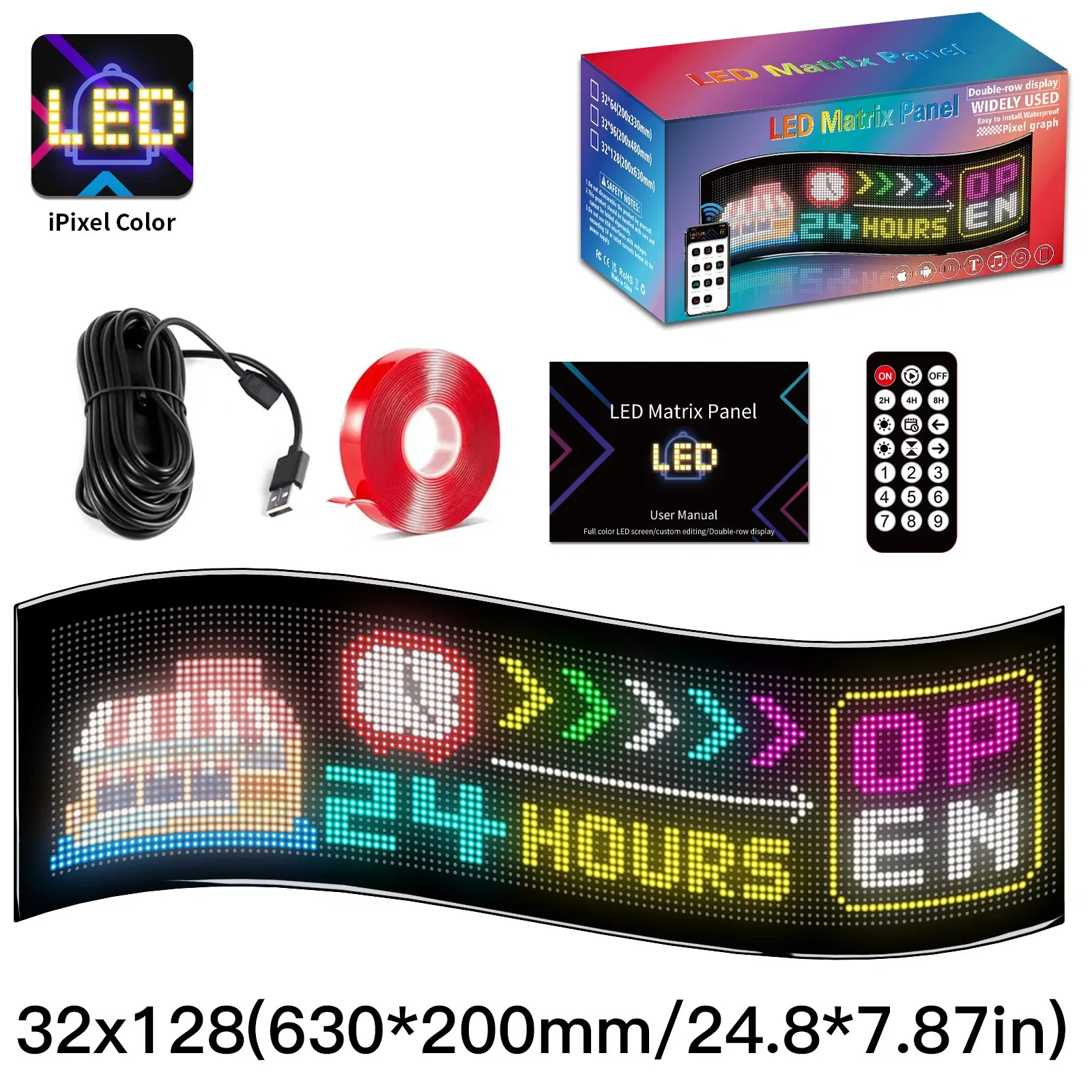 LED Scrolling Message Display for Store and Stage