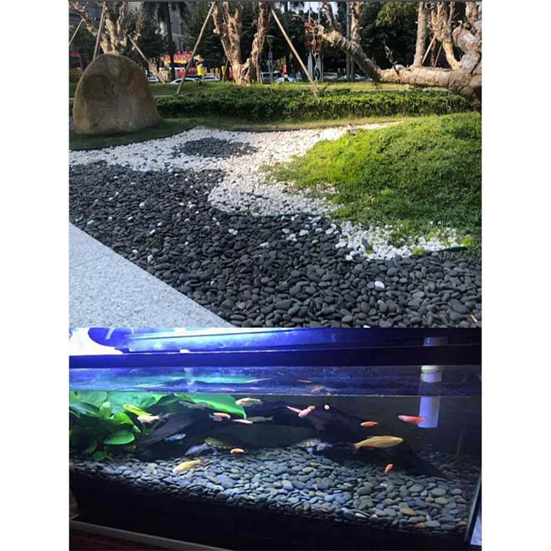 Pebble Stone Wholesale River Black Pebbles River Rock Stone Garden Flat Rocks