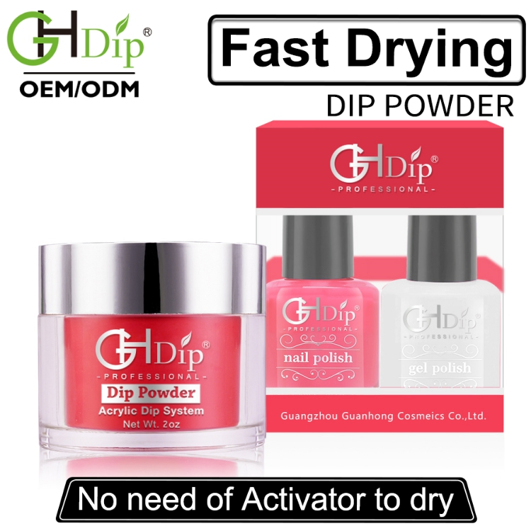 Custom Private Label 2000 Colors Fast Drying Acrylic DIP Powder Nails