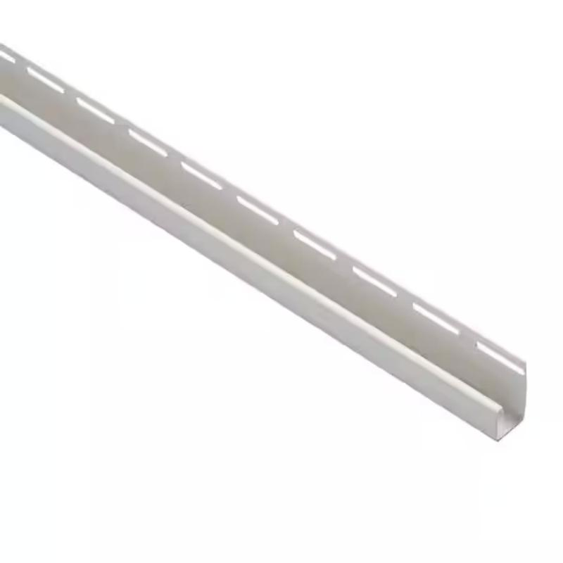 1/2 in. X 12FT. White J-Channel J Trims for USA