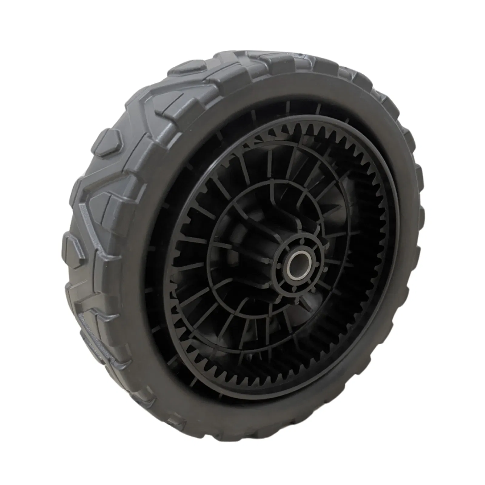 PVC0814 8X2" Inch Lawnmower Replacement Wheel and Tires for Push Lawn Mower Wheel with 1/2" Axle Bore Hole