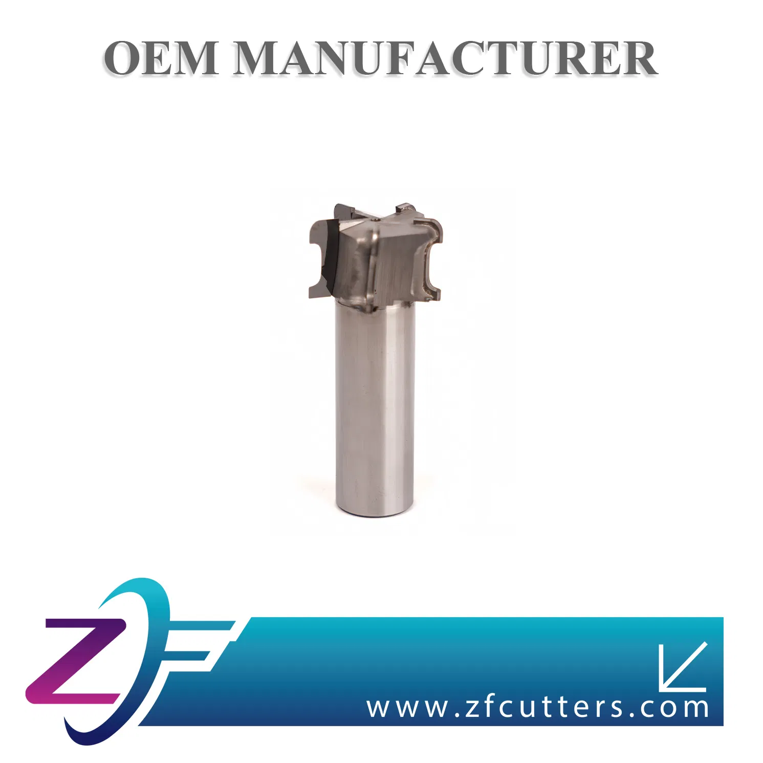 High-Precision PCD Diamond End Mill with HSS Shank for Eyeglass Frames