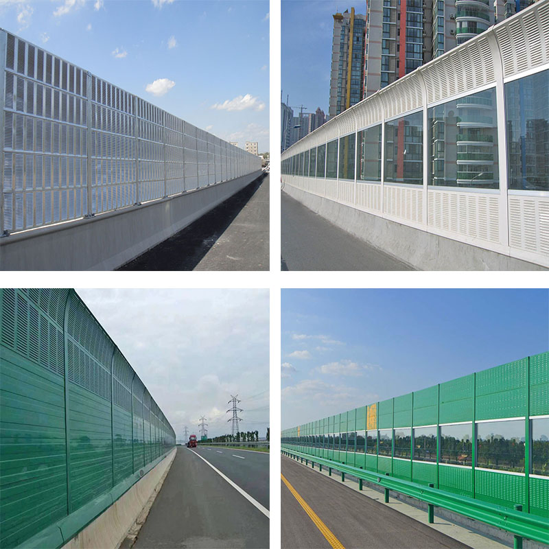 Thermal Insulation Sound Blocking Powder Coated Sound Fencing