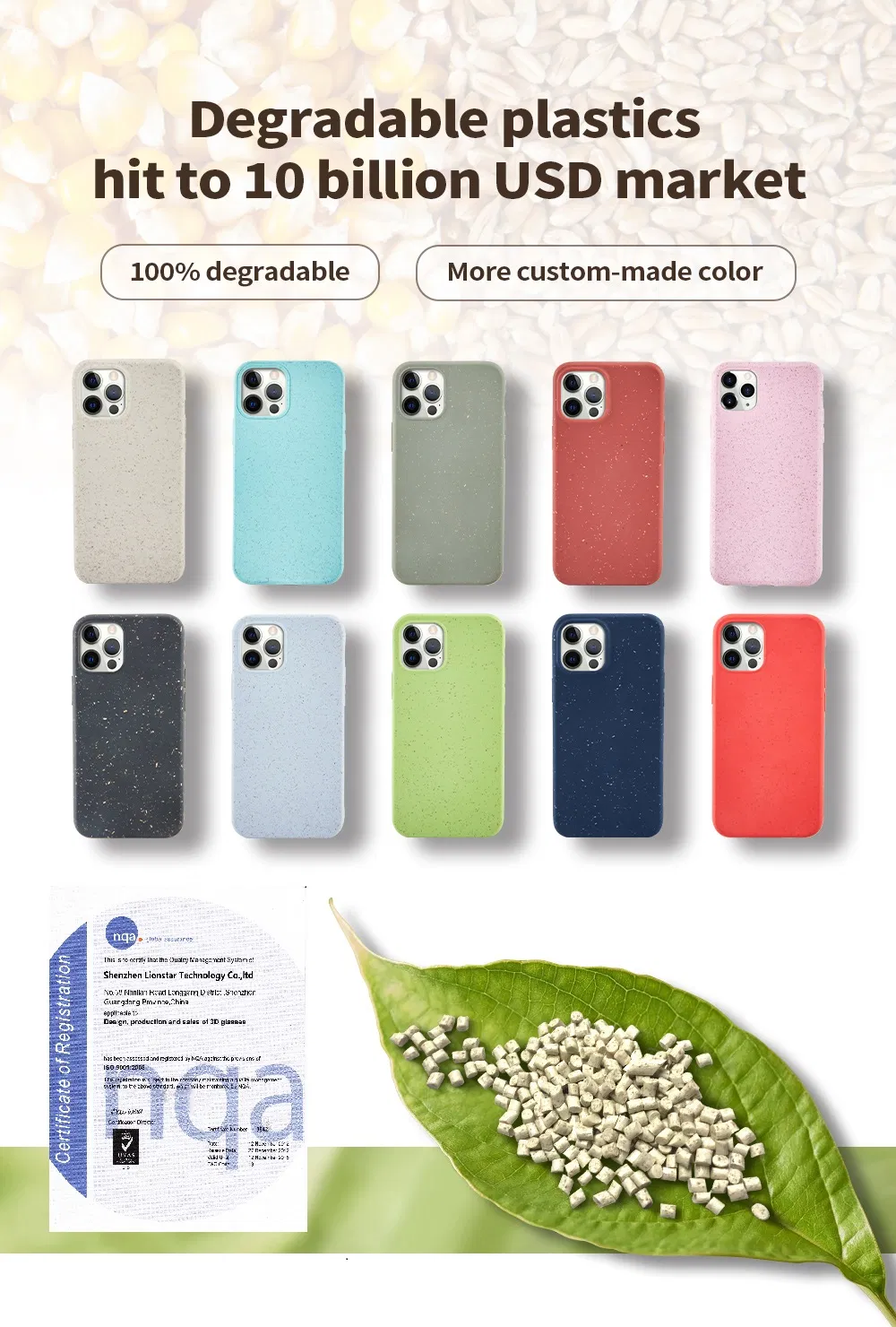 Blank Phone Case Biodegradable Custom Phone Case