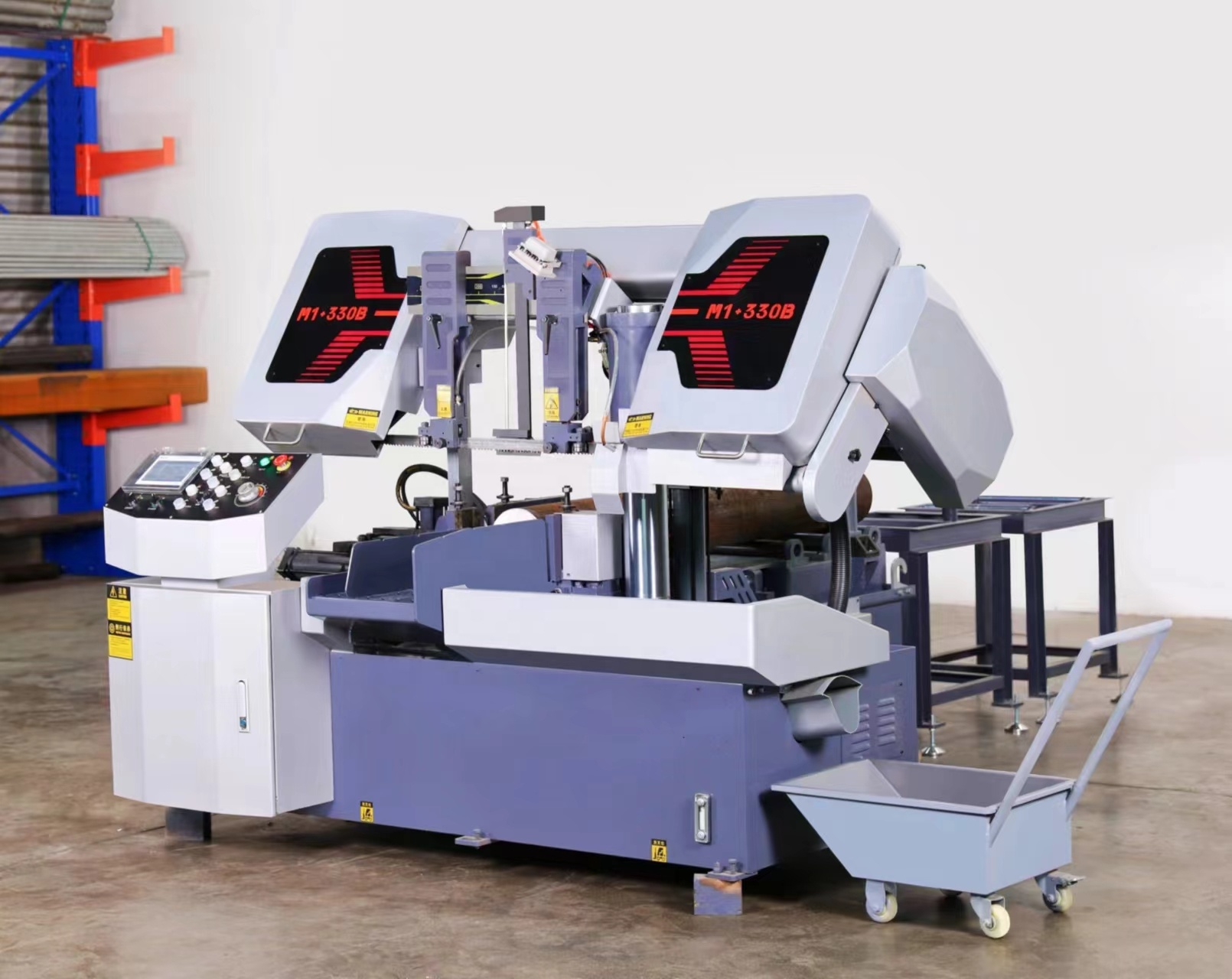 Ленточная пила по металлу автоматическая с PLC и редуктором