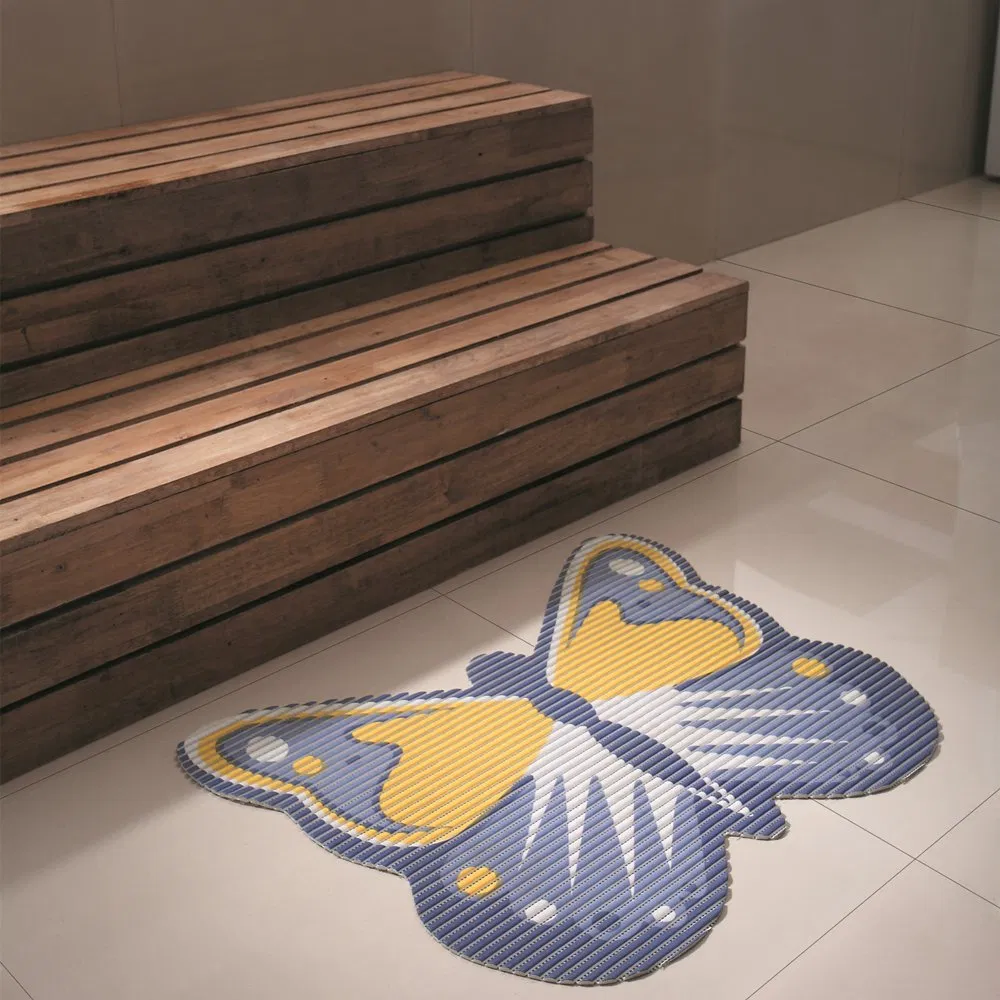 Wholesale Outdoor Floor Plastic Carpet Comfortable Doormat Kitchen Rugs PVC Foaming Anti Slip Floor Mat in Rolls