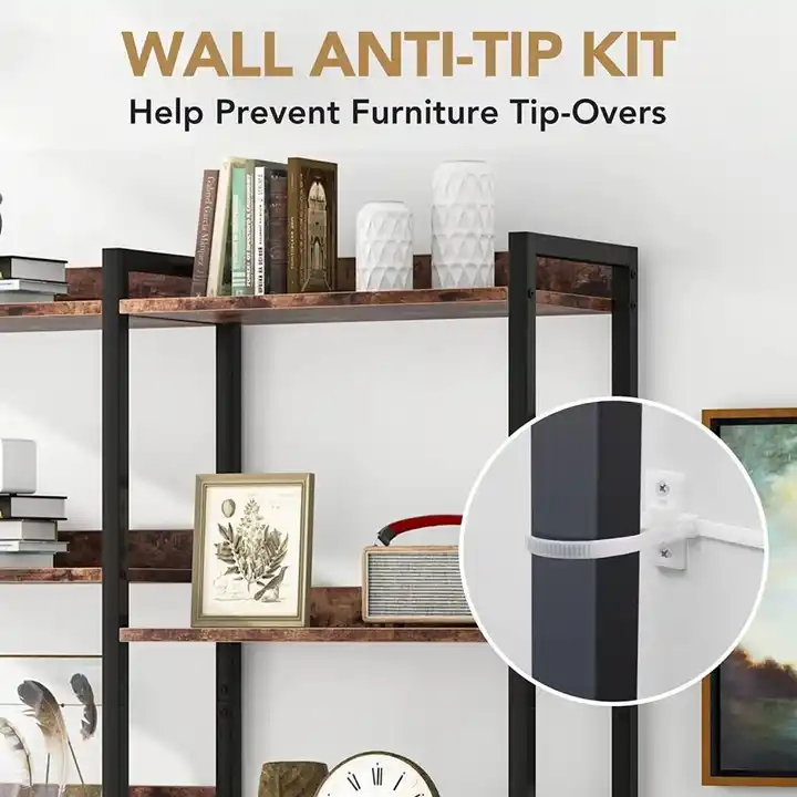 Factory Wholesale High End Book Shelf Bookcase Furniture Bookshelf