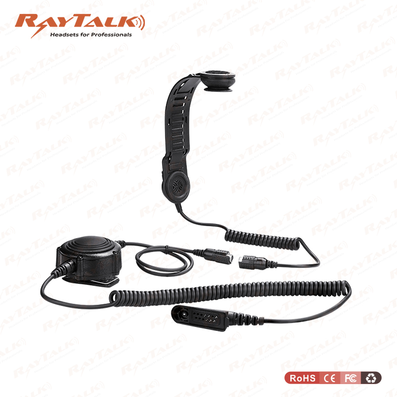 Comfortable Skull Microphone Two Way Radio Headset