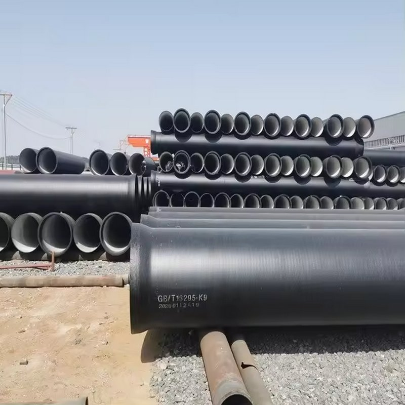 K9 Ductile Cast Iron Pipe DN100 Water Supply K7 Cast Iron Pipe Fittings Drainage Cast Iron Pipe