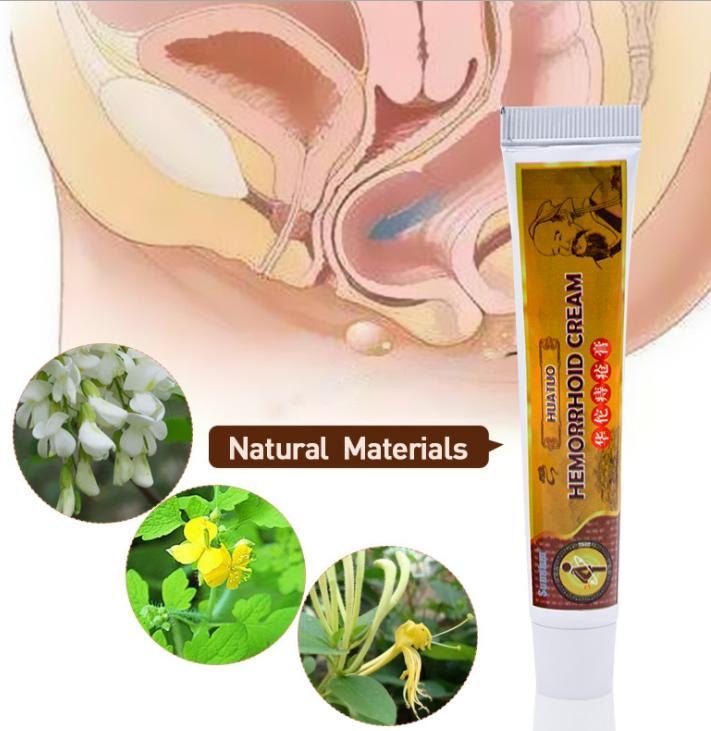 Chinsed Hemorrhoids Ointment Herbal Fissure Cream Gel for Hemorrhoids Itching Bleeding